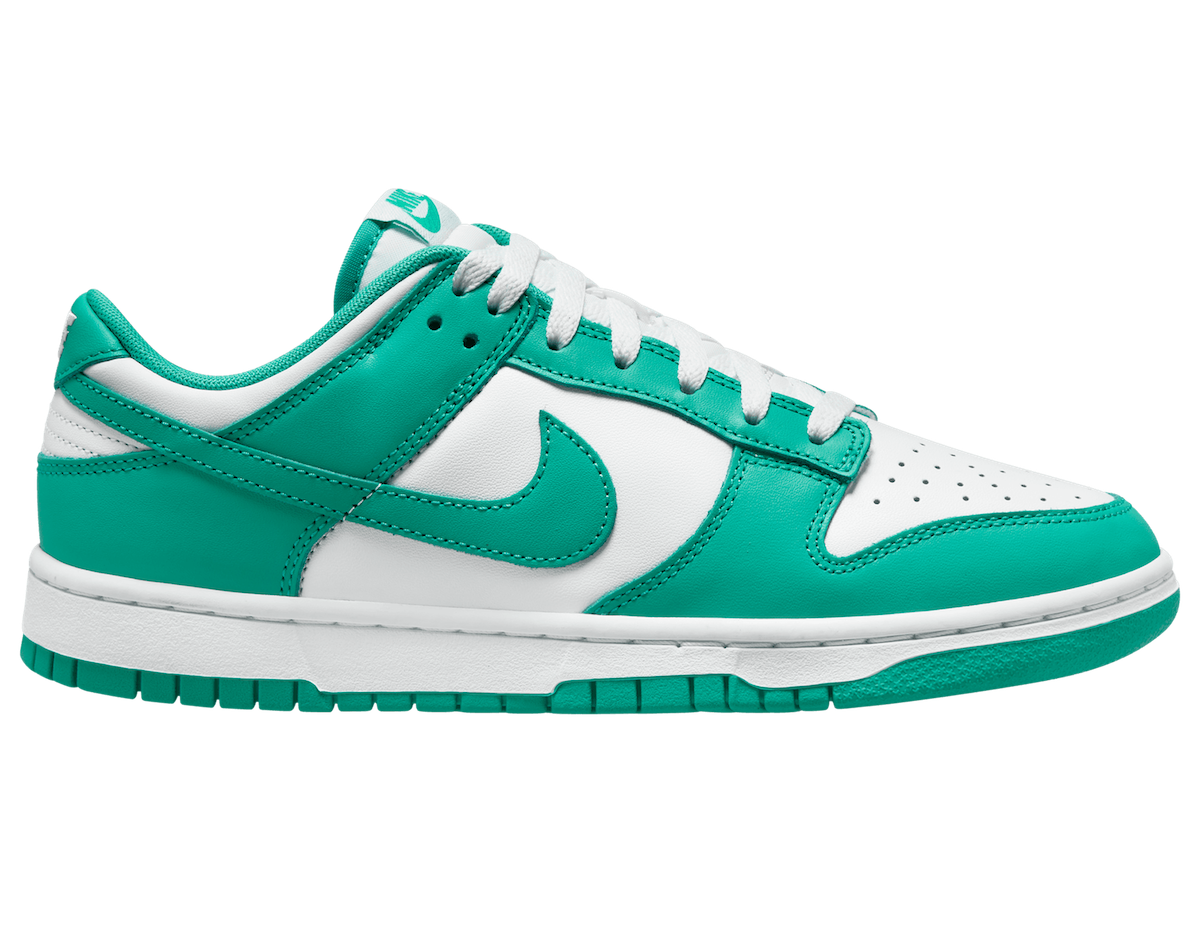 Nike Dunk Low Clear Jade DV0833-101 Release Date Lateral