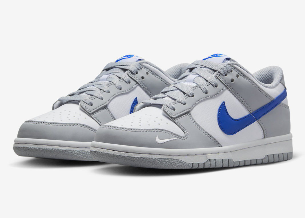 Nike Dunk Low GS White Grey Blue FN3878-001 Release Date