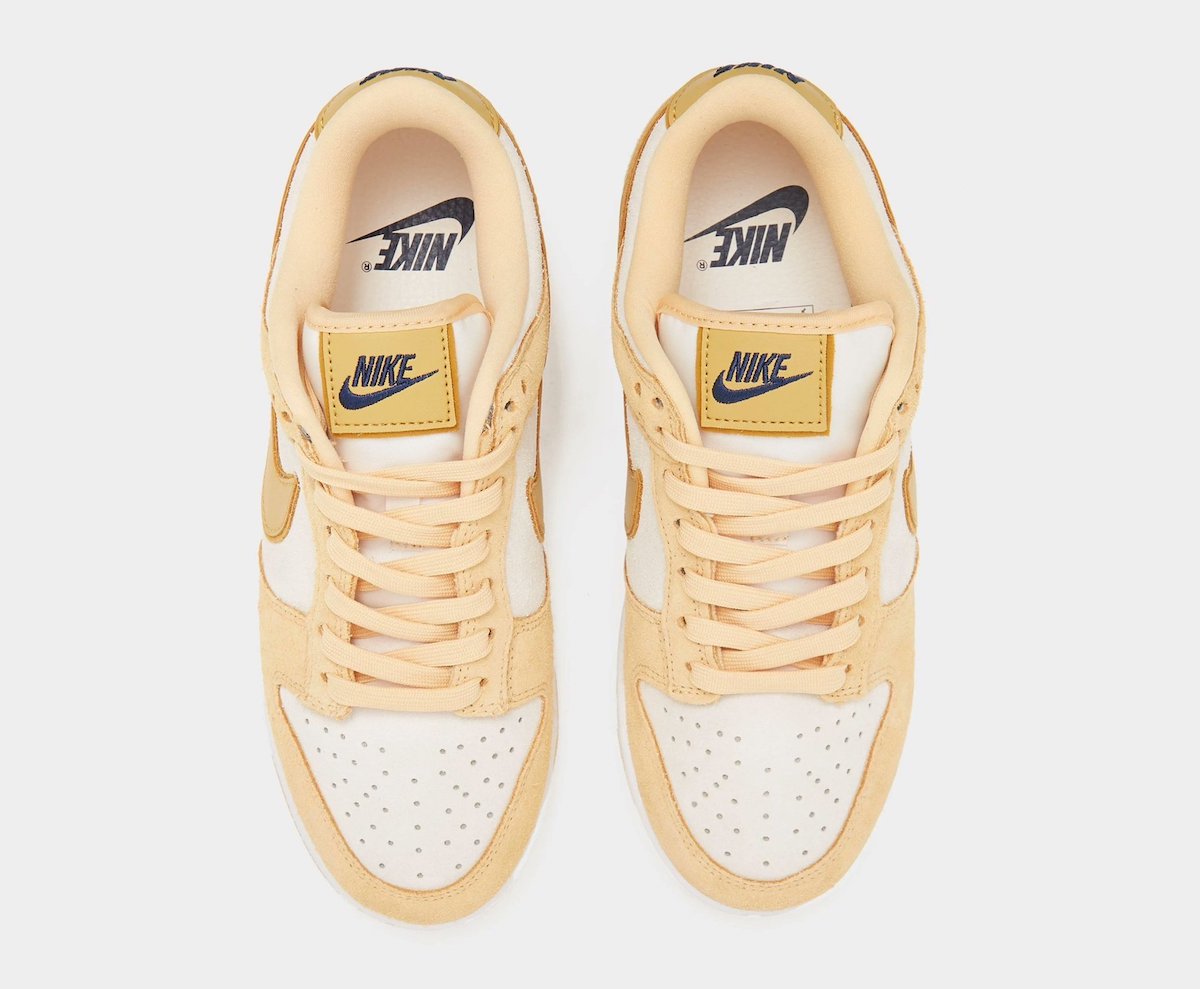 Nike Dunk Low Gold Suede DV7411-200 Release Date