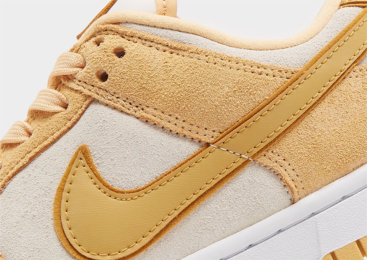 Nike Dunk Low Gold Suede DV7411-200 Release Date