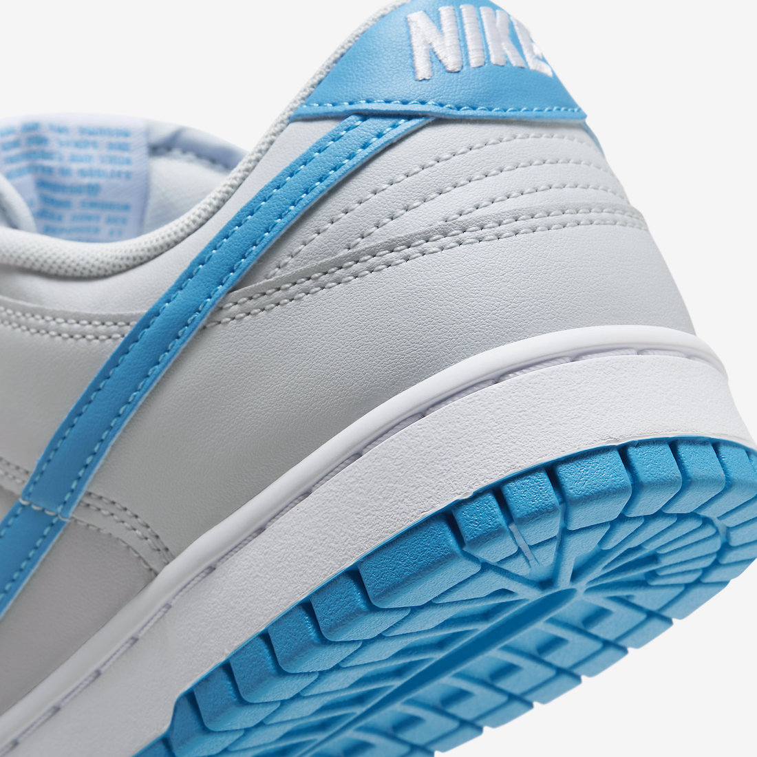 Nike Dunk Low Light Bone Light Blue DV0831-001 Release Date Back Heel