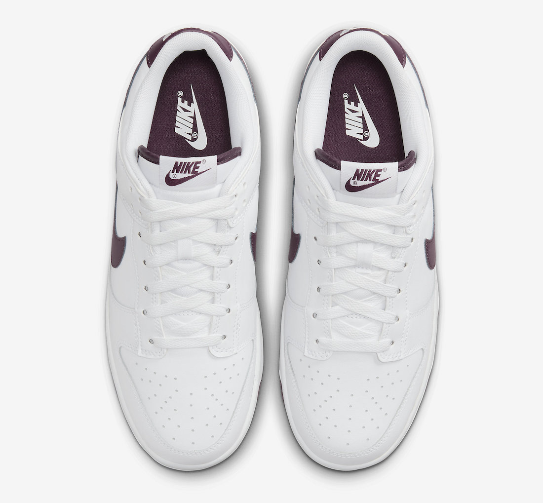 Nike Dunk Low Night Maroon DV0831-102 Release Date Top