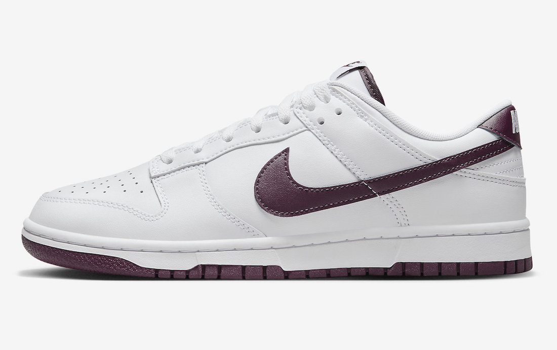 Nike Dunk Low Night Maroon DV0831-102 Release Date Lateral