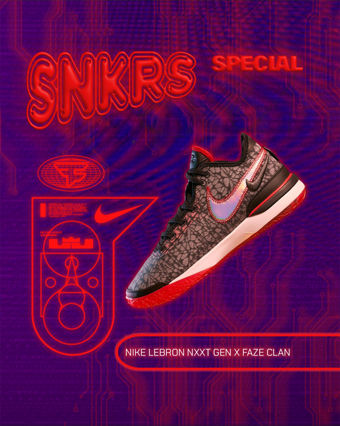 Nike LeBron NXXT Gen FaZe Clan DR8784-001 Release Date