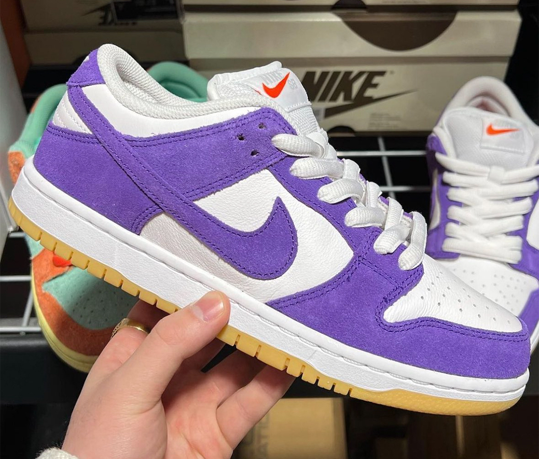 First Look: Nike SB Dunk Low “Purple Suede”