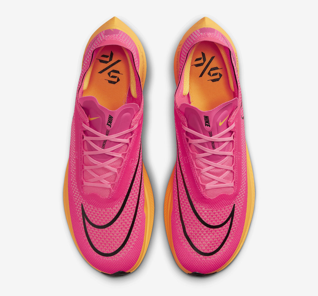 Nike ZoomX Streakfly Pink Orange DJ6566-600 Release Date Top