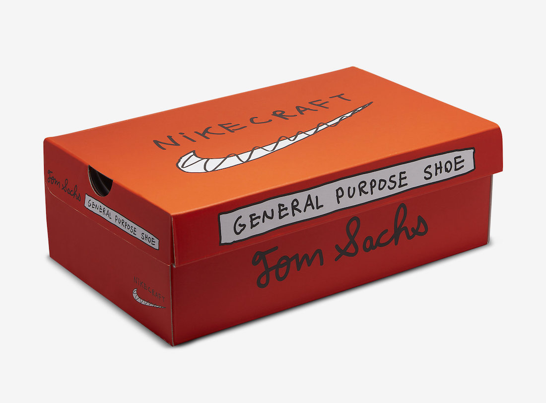 Tom Sachs NikeCraft General Purpose Shoe Field Brown DA6672-201 Release Date Box
