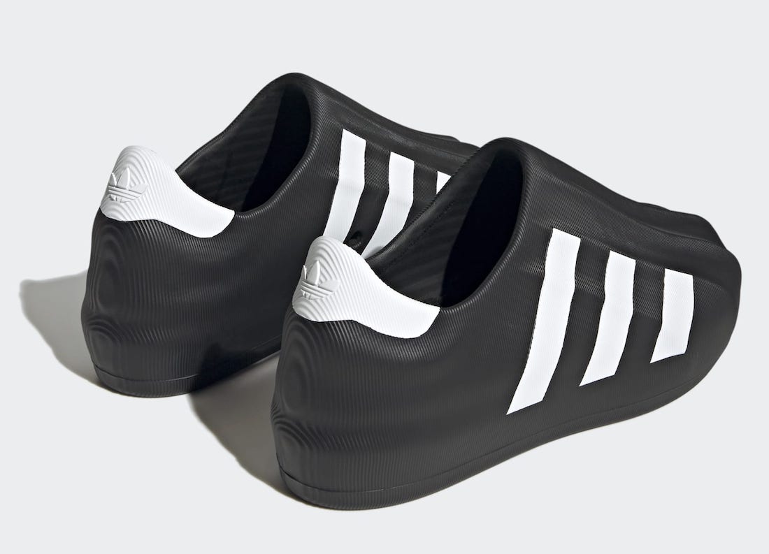 adidas adiFOM Superstar Core Black Cloud White HQ8752 Release Date Heel