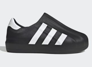 adidas adiFOM Superstar Surfaces in “Core Black” adidas adiFOM Superstar Core Black Cloud White HQ8752 Release Date Lateral