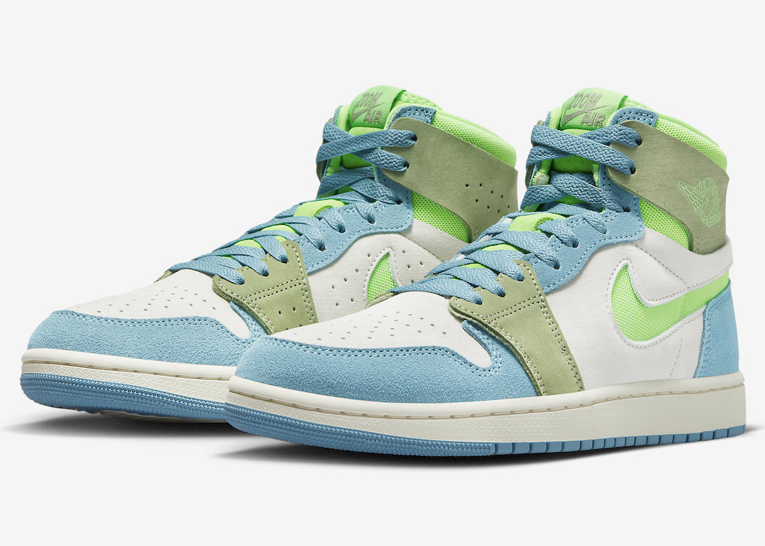 grab an official look at the Air Jordan 1 Mid "Valentines Day" here Zoom CMFT 2 Blue Green DV1305-433 Release Date