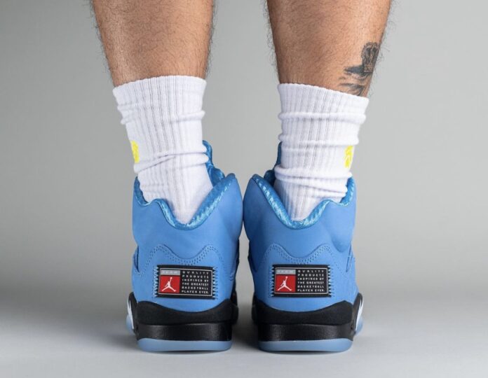 carolina blue jordans 5
