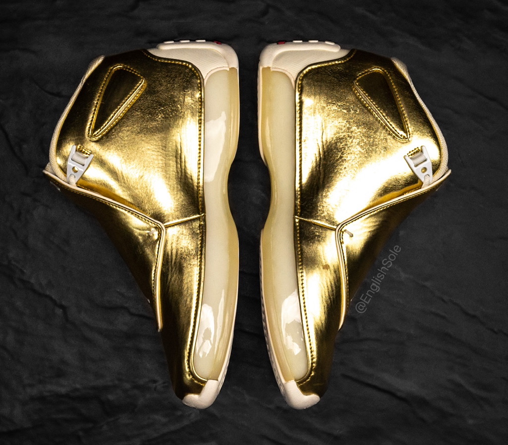 Drake Air Jordan 18 OVO Gold Sample