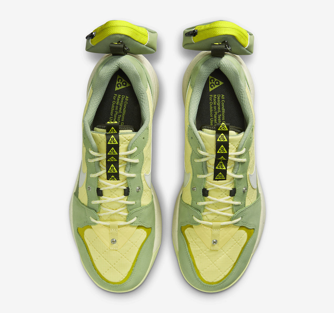 Nike ACG Lowcate Oil Green Bright Cactus FB9761 300 Release Date 3