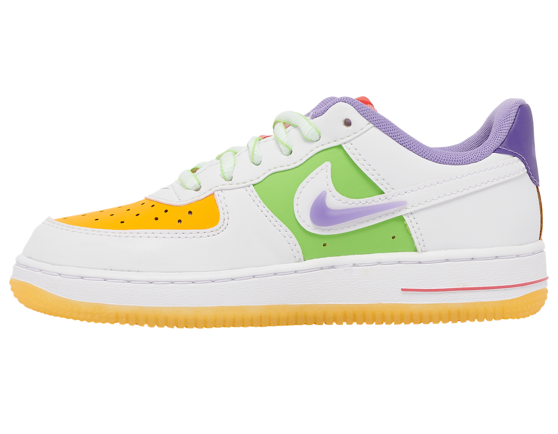 Nike Air Force 1 Low GS White Multi FD1036-100 Release Date