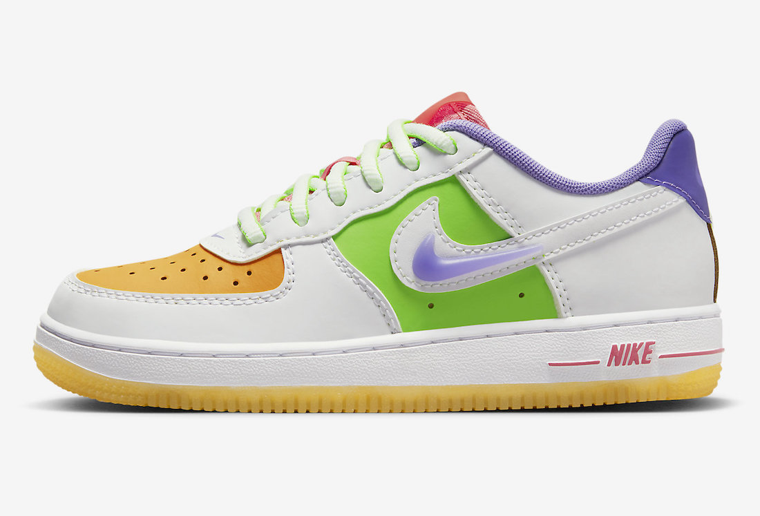Nike Air Force 1 Low GS White Multi
