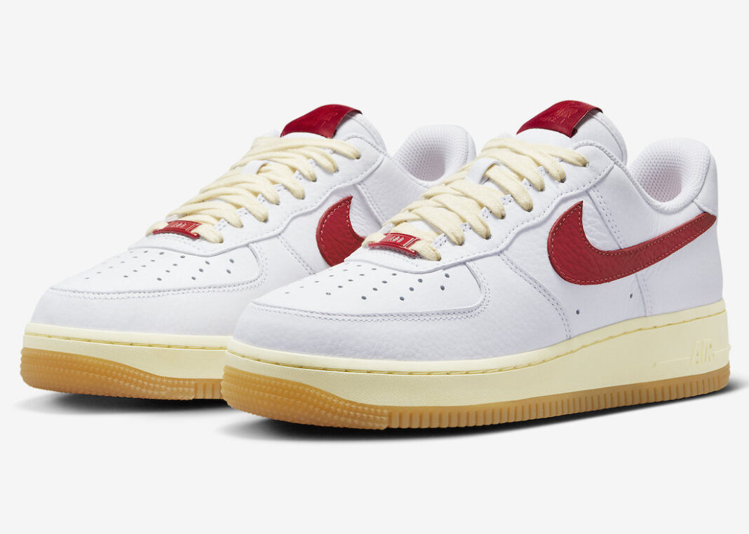 Nike Air Force 1 White Red Gum FN3493-100 Release Date | SBD