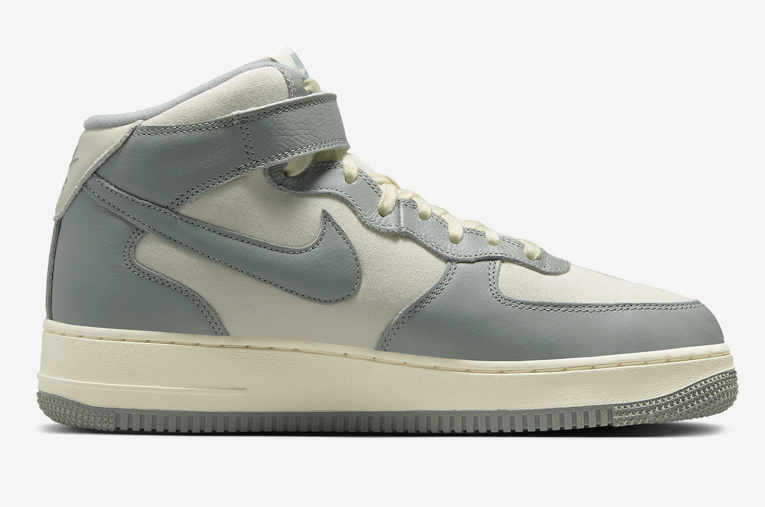 Nike Air Force 1 Mid Mica Green Coconut Milk FB2036-100 Release Date