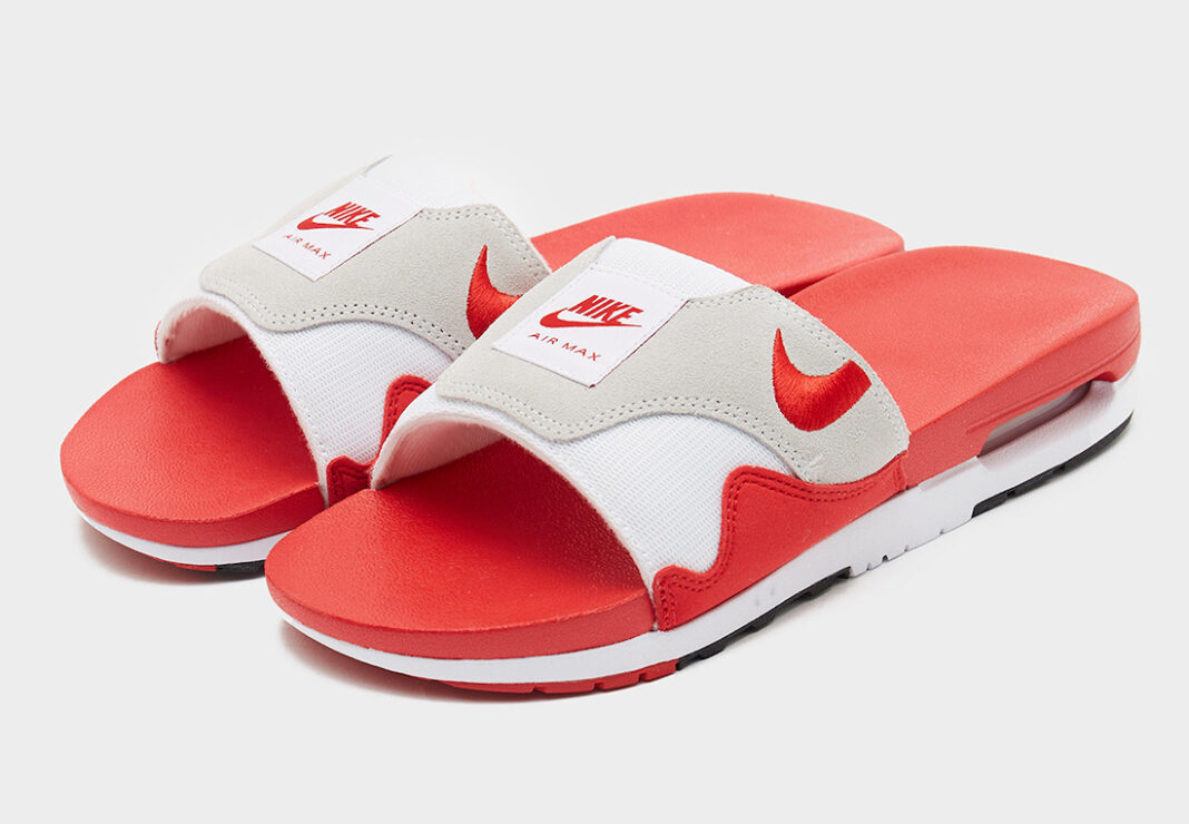 Nike Air Max 1 Slide Sport Red DH0295-103 Release Date