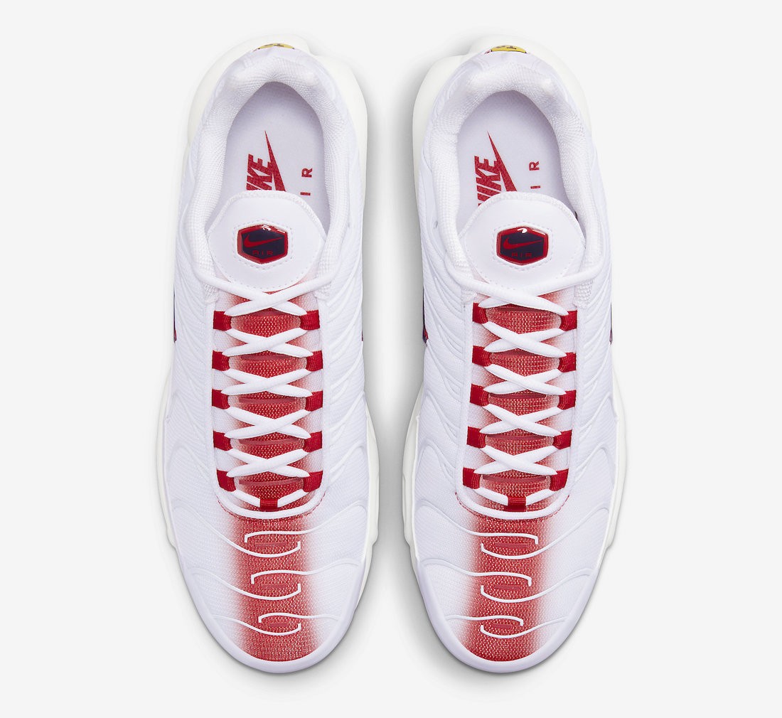 Nike Air Max Plus White Red FN3410-100 Release Date