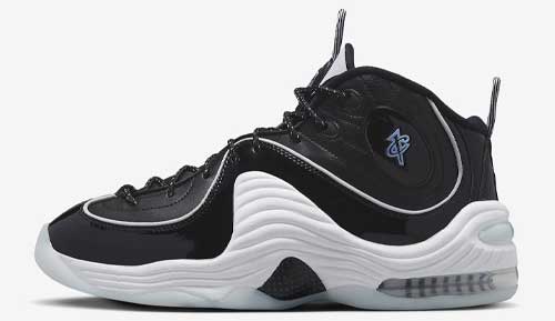 Nike Air Penny 2 Black White Football Grey official release dates 2023