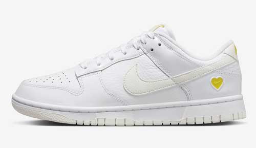 Nike Dunk Low Yellow Heart official release dates 2023
