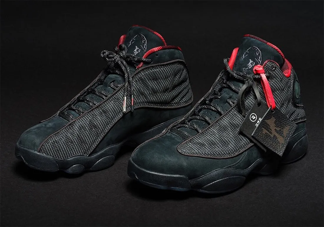 Detailed Look at the Notorious B.I.G. x Air Jordan 13 Sample