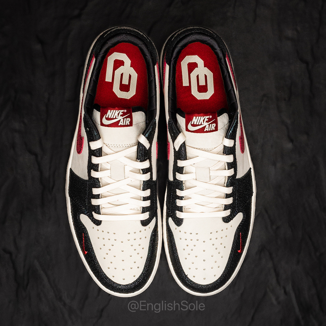 release air jordan 4 red metallic sneaker OG Oklahoma Sooners PE