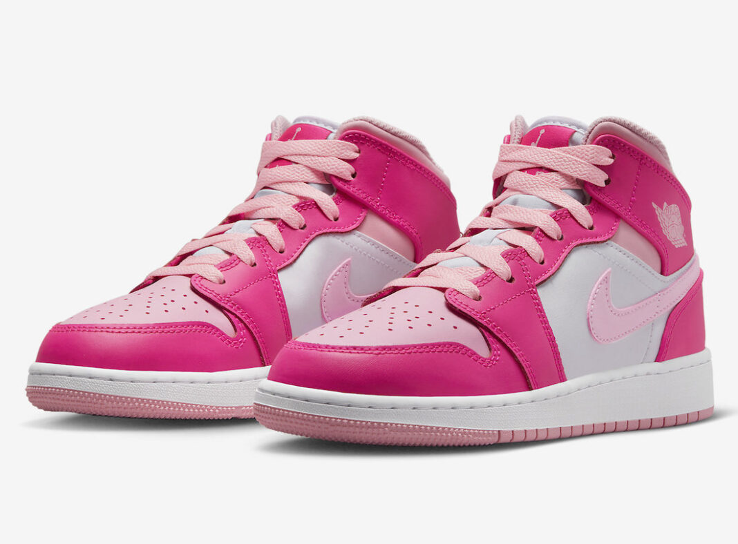 Air Jordan 1 Mid GS Medium Soft Pink FD8780-116 | SBD