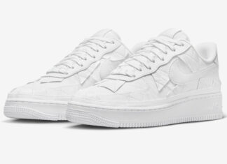 Billie Eilish x Nike Air Force 1 Low “Triple White” Releases March 23rd Billie Eilish Nike Air Force 1 Low White DZ3674-100 Release Date