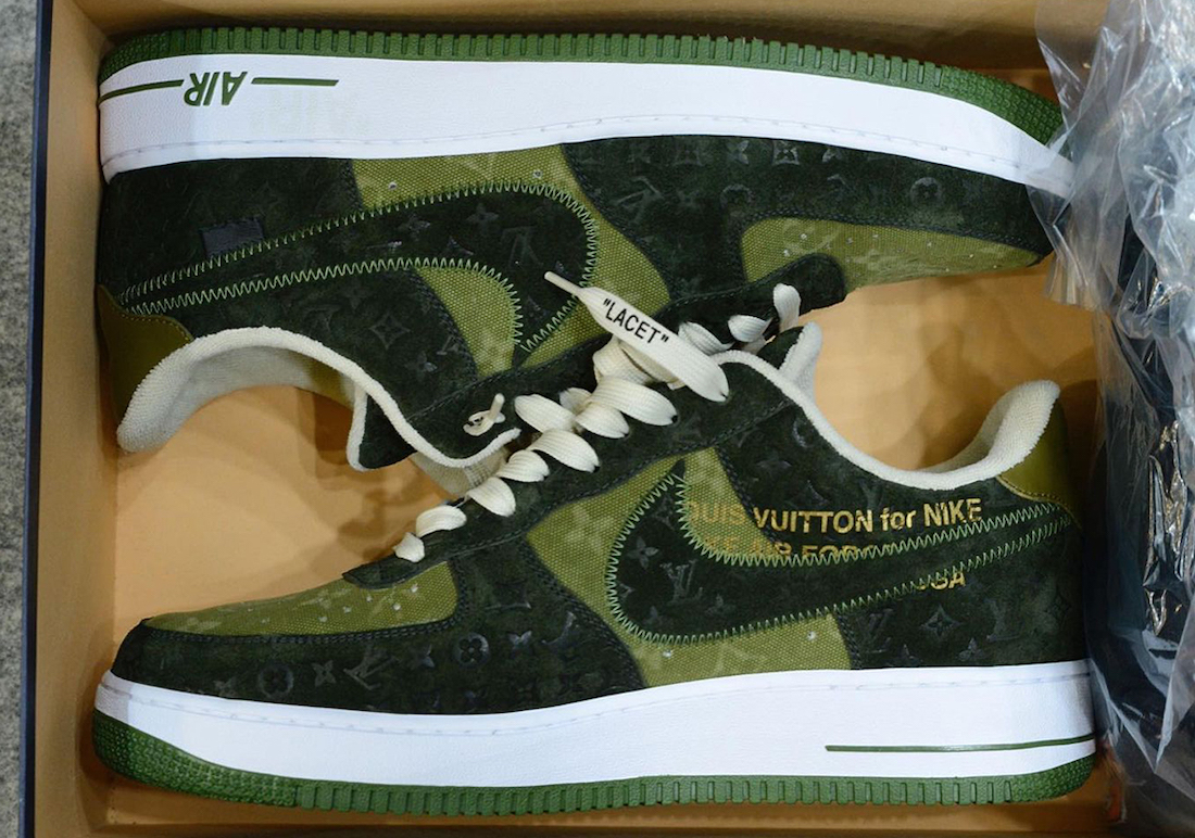 Louis Vuitton x Nike Air Force 1 Collab Release
