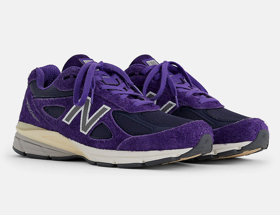 Official Photos of the New Balance 990v4 Made in USA “Purple Suede”