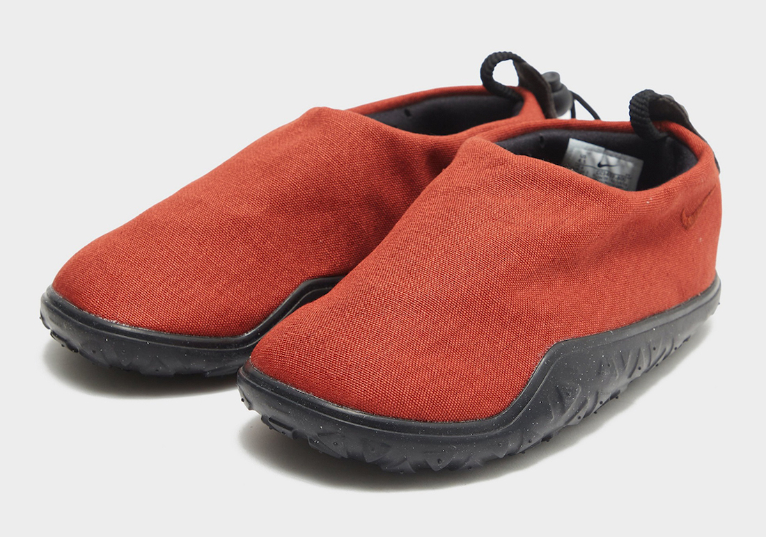 Nike ACG Air Moc Surfaces“Rugged Orange”材质
