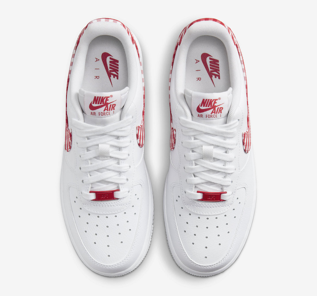 Nike Air Force 1 Low Red Gingham Release Date | SBD