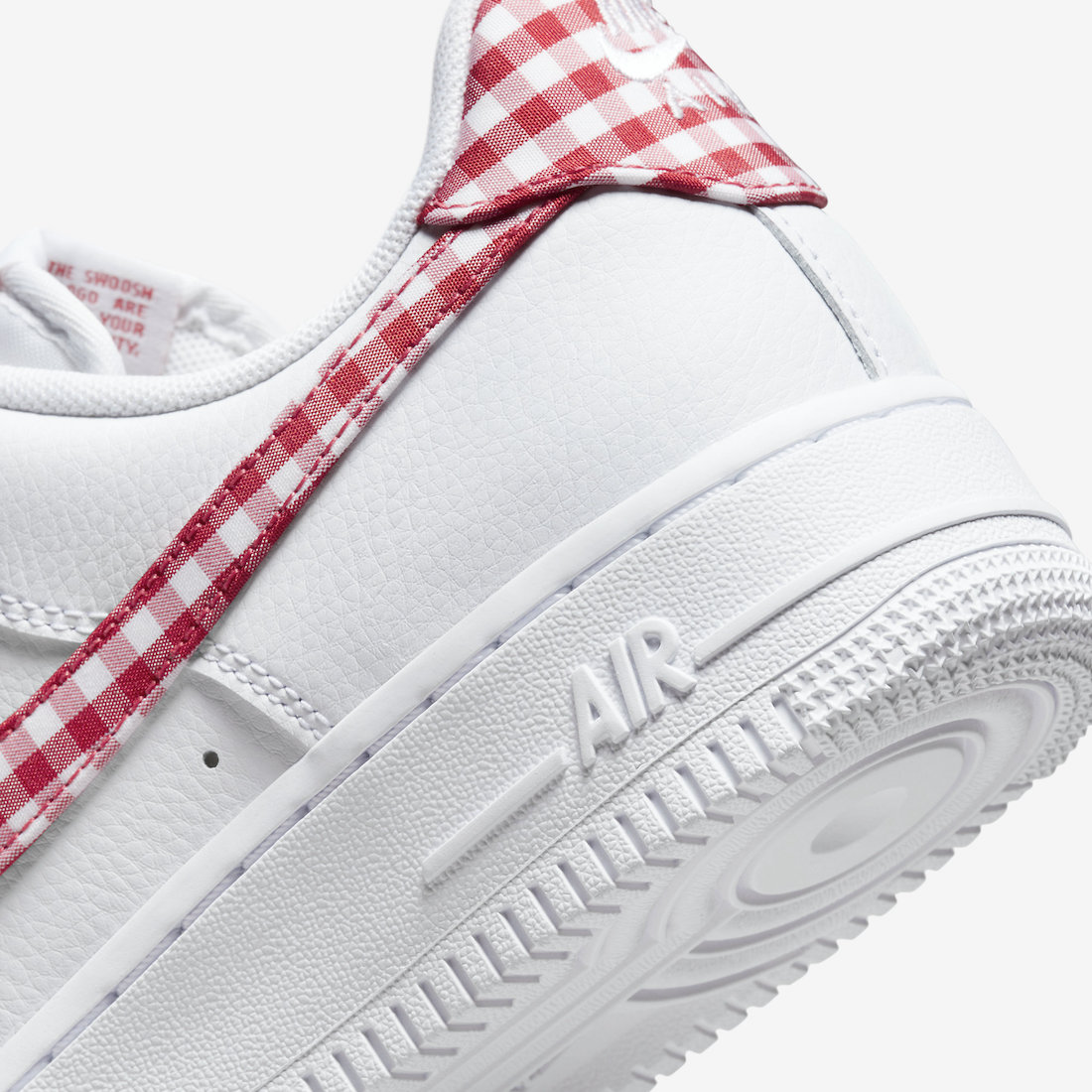 Nike Air Force 1 Low Red Gingham DZ2784-101