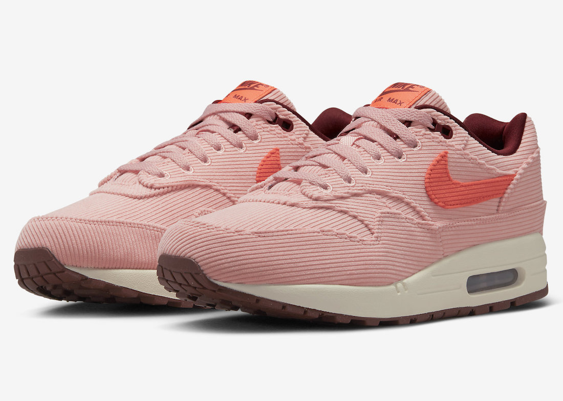 Nike Air Max 1 “Coral Stardust Corduroy” Releases May 26th