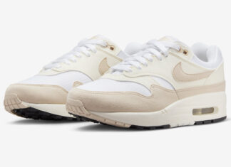 Official Photos of the Nike Air Max 1 “Pale Ivory” Nike Air Max 1 Pale Ivory Sanddrift DZ2628-101
