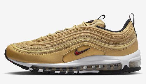 Nike Air Max 97 Metallic Gold Bullet official release dates 2023