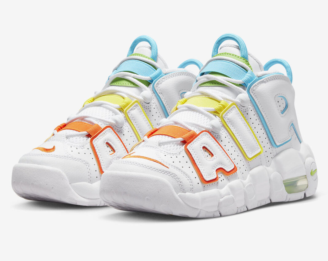 Nike Air More Uptempo GS White Multi-Color FJ4624-100 Release Date