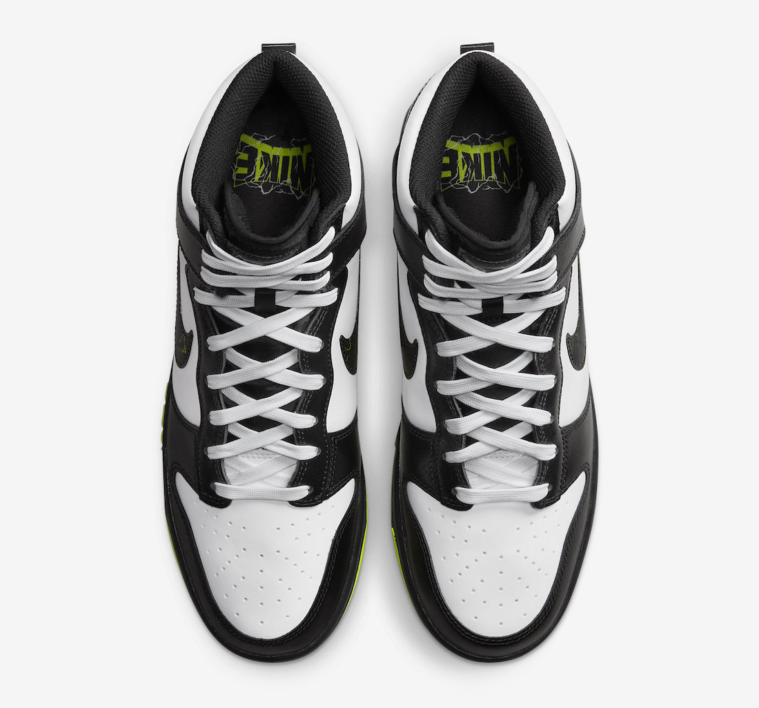 Nike Dunk High Electric White Black Volt FD0732-100