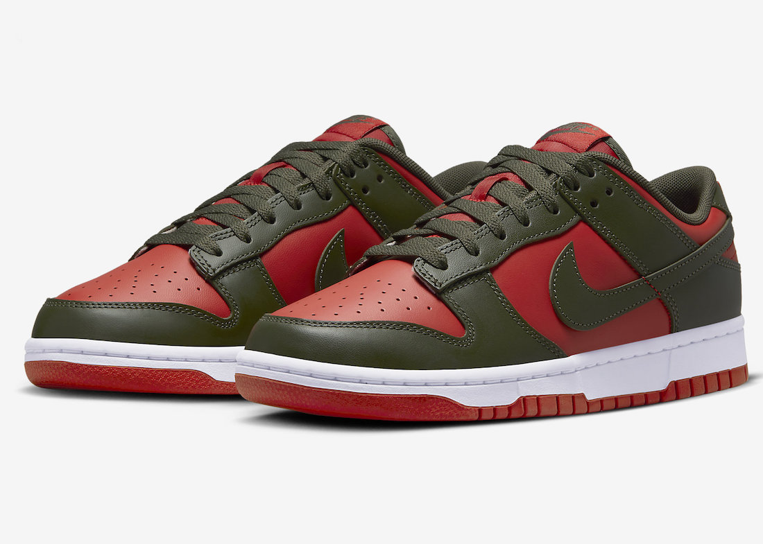 Nike Dunk Low “Mystic Red/Cargo Khaki” Releases December 2023