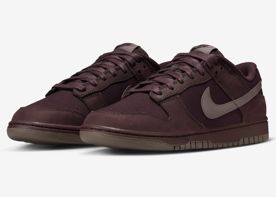 Official Photos of the Nike Dunk Low Premium “Burgundy Crush”
