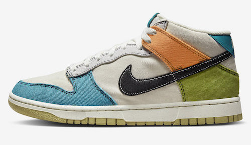 Nike Dunk Mid Pale Ivory Mineral Teal