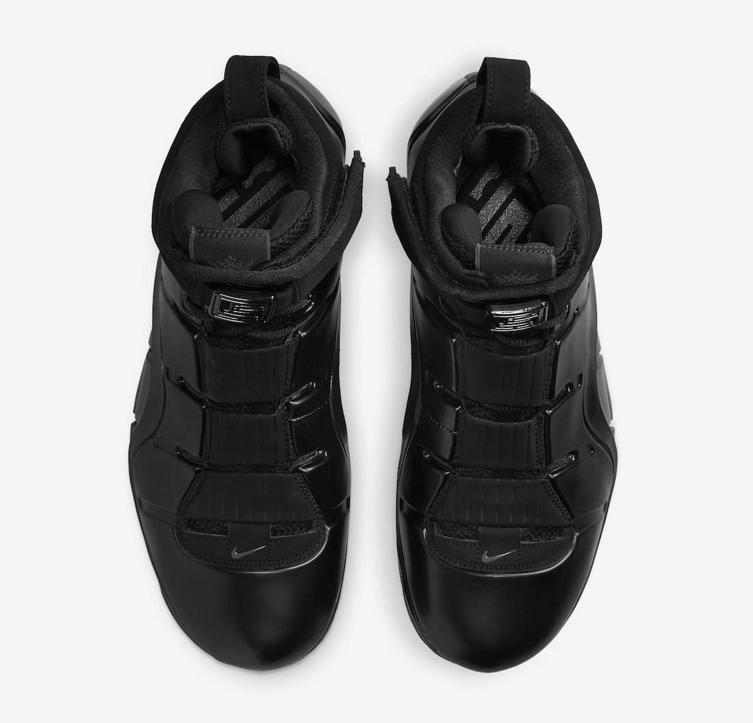 Nike LeBron 4 Black Anthracite 2023 FJ1597 001 Release Date 3