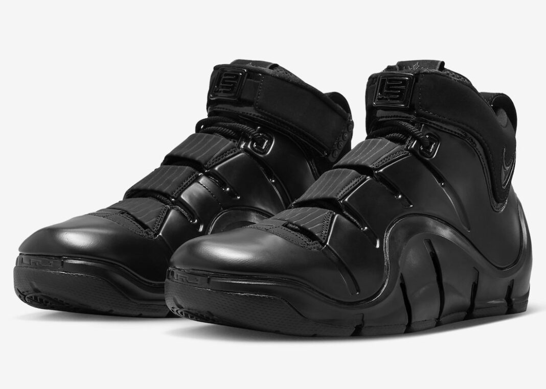 Nike LeBron 4 Black Anthracite 2023 FJ1597 001 Release Date 4 1068x762