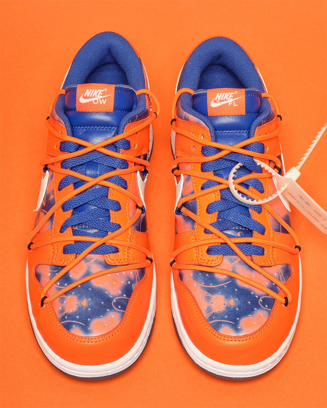 Off-White Futura Nike Dunk Low Orange