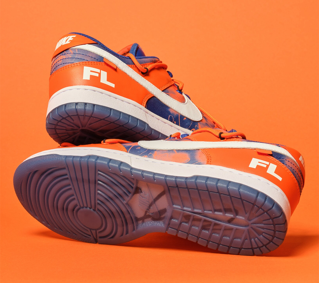 Off-White Futura Nike Dunk Low Orange