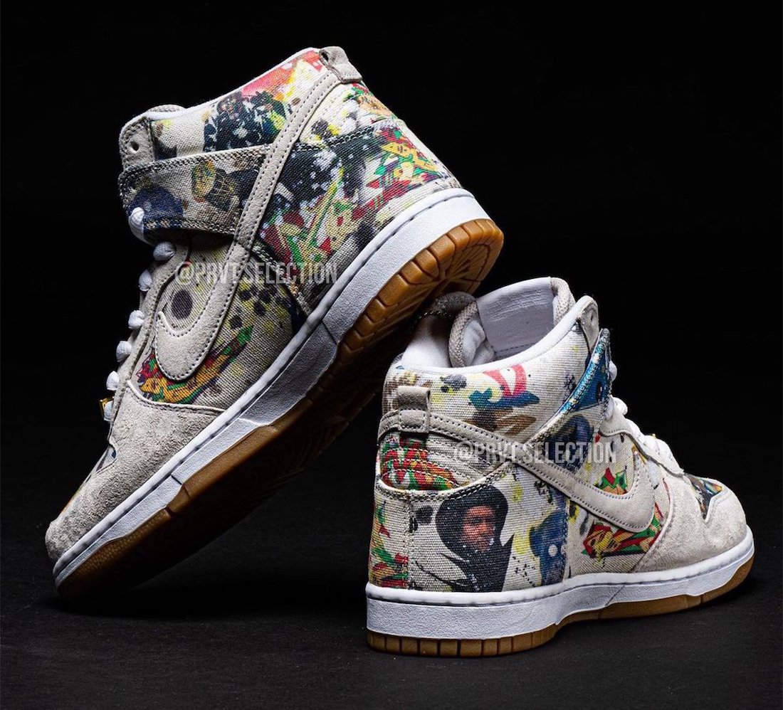 Supreme Nike SB Dunk High Rammellzee FD8779-100