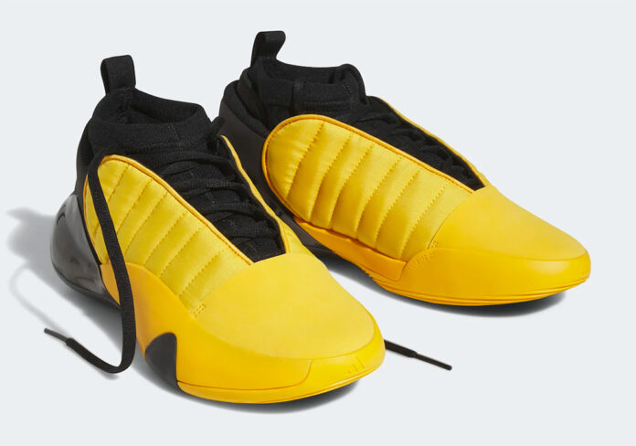  バスケットボールシューズ イエローJameshardenvol.7 adidas-Harden-Vol.-7-Crew-