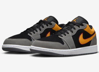 Air Jordan 1 Low Highlighted With Vivid Orange Air Jordan 1 Low Light Graphite Vivid Orange FN7308-008