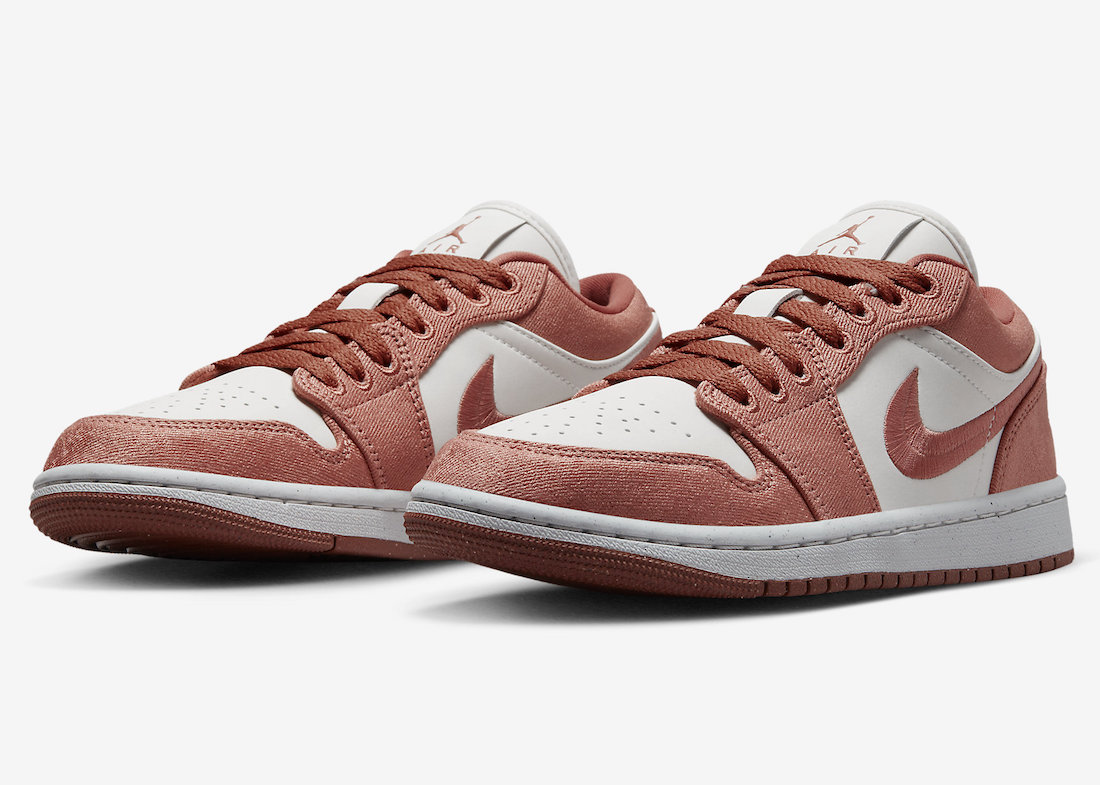 Air Jordan 1 Low Surfaces With Peach Canvas